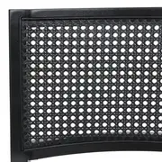 CADEIRA COM PALHINHA BOSSA - PRETO/PRETO - Foto 7