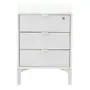 BRANCO/GRANILITE - GAVETEIRO PARA ESCRITÓRIO 3 GAVETAS SLEEK