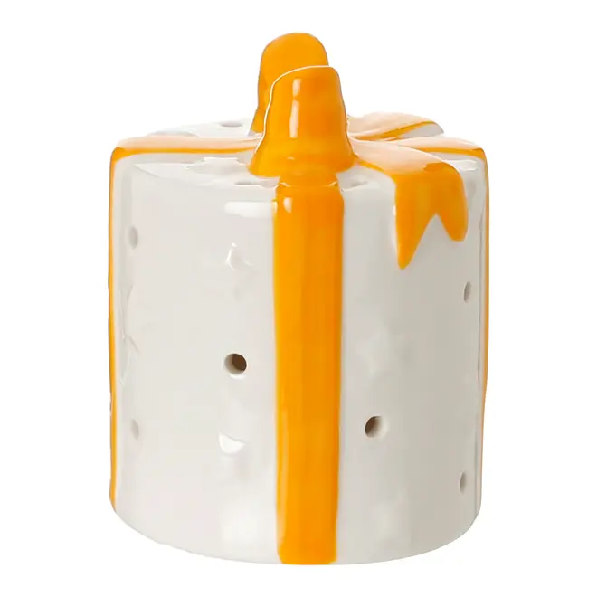 ADORNO PRESENTE LED 9 CM COLORFUN XMAS - BRANCO/SORBET DE MANGA - Foto 5
