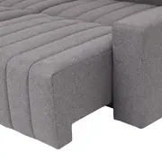 SOFÁ-CAMA RETRÁTIL E RECLINÁVEL 3 LUGARES SNOOZE - CINZA - Foto 14