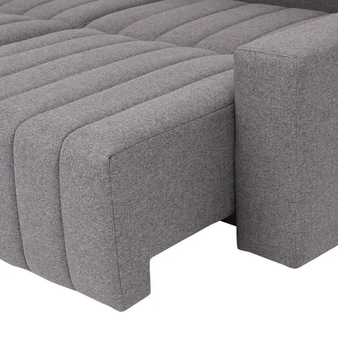 SOFÁ-CAMA RETRÁTIL E RECLINÁVEL 3 LUGARES SNOOZE - CINZA - Foto 14