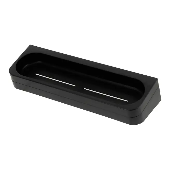PRATELEIRA PARA BANHEIRO AUTOADESIVA 36 CM ELEVE - PRETO - Foto 3
