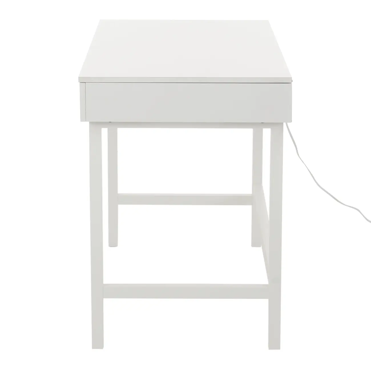 PENTEADEIRA COM ESPELHO 1,13 M X 55 CM REVEAL - BRANCO/PRATA - Foto 5
