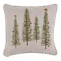 ALMOFADA 43 CM X 43 CM VILAREJO NOEL - NATURAL/CIPRESTE - Foto 1