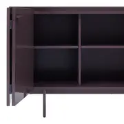 BUFFET 4 PORTAS 2 M X 45 CM THE FOLD - RUBY MOCHA - Foto 14