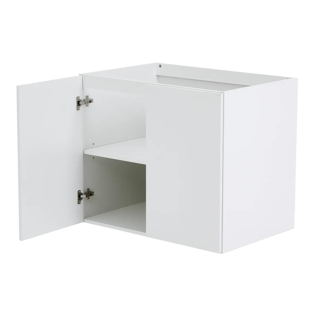 ARMÁRIO DE COZINHA INFERIOR 80 CM 2 PORTAS PRÁTICA - BRANCO - Foto 6