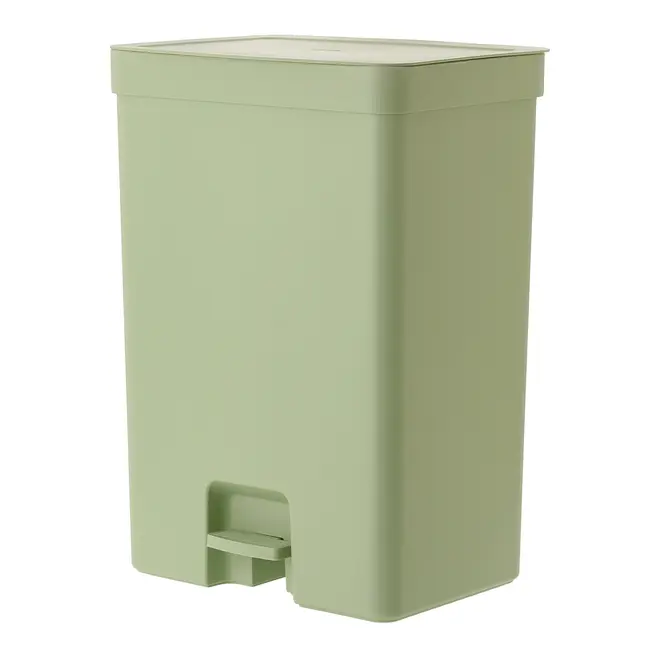 LIXEIRA DUPLA COM PEDAL 30 L TRIUM - SÁLVIA/CINZA - Foto 2