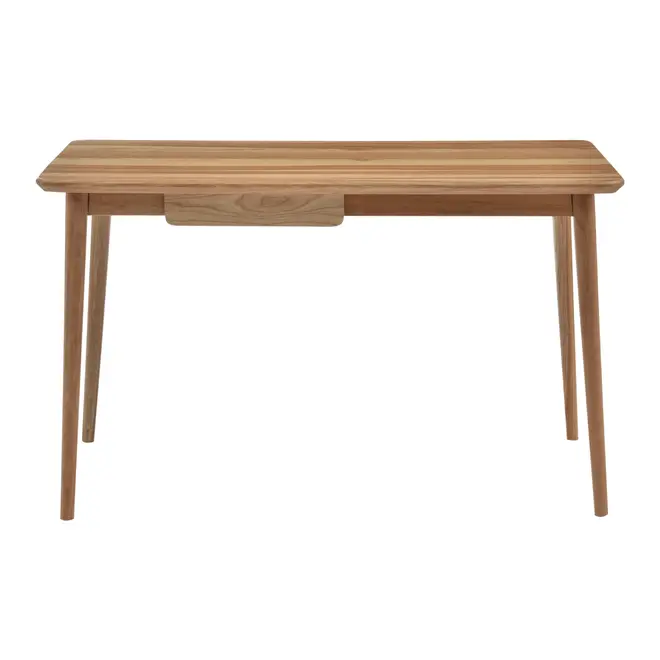 MESA 1 GAVETA 1,30 M X 65 CM SKAND - CAJUEIRO JAPONÊS - Foto 1