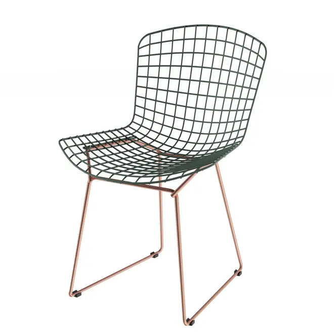 CADEIRA BERTOIA - COBRE/MALAQUITA - Foto 1