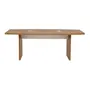 MESA REUNIÃO 2,10 M X 1,10 M COM CAIXA PARA CONECTIVIDADE BOSS - OAK TAMMI/BRANCO - Foto 1