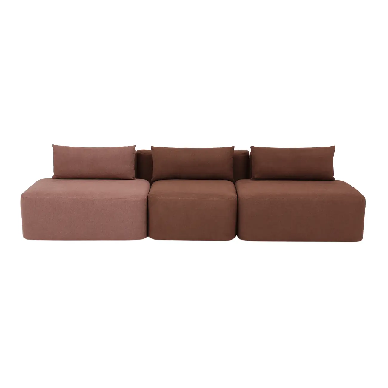 SOFÁ 4 LUGARES SHIRO - RUBY MOCHA/QUARTZO ROSA - Foto 1