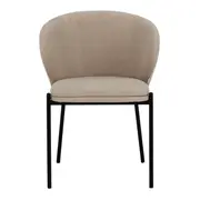 CADEIRA DE JANTAR KRONBLAD - PRETO/BEGE - Foto 2