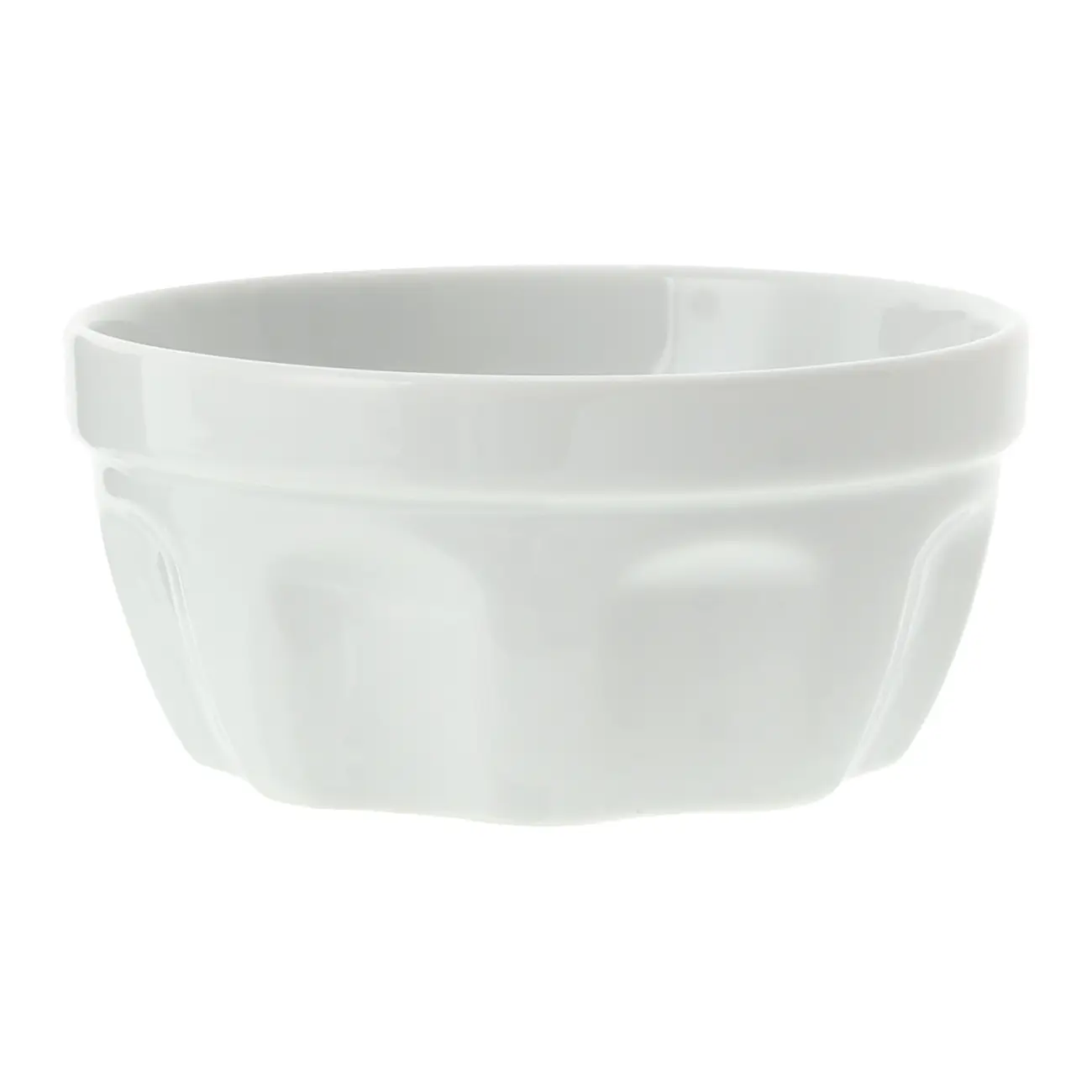 TIGELA 12 CM PINGADA - BRANCO - Foto 2