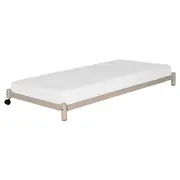 CAMA DE SOLTEIRO INFERIOR 78 CM FLAT - CAMELO - Foto 1