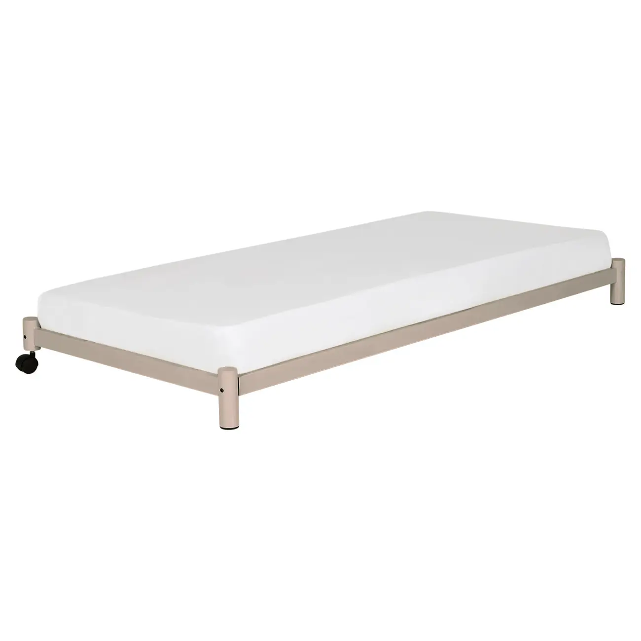 CAMA DE SOLTEIRO INFERIOR 78 CM FLAT - CAMELO - Foto 1