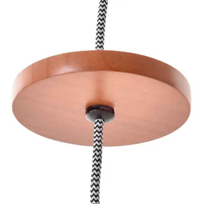 SUSPENSÃO 1,50 M WOODY - NOZES/PRETO - Foto 2