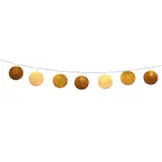 CORDÃO LUMINOSO 20 LEDS 127V ESFERA - BRANCO/BEGE - Foto 2