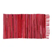 TAPETE 50 CM X 1,20 M FAMILY CHINDI - VERMELHO/MULTICOR - Foto 2