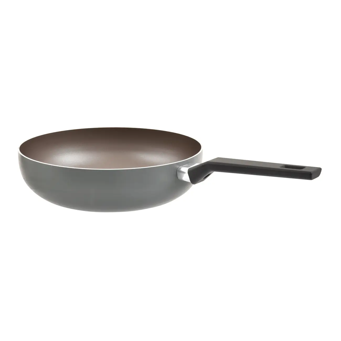 PANELA WOK 28 CM CERAMIC LIFE PRESERVE - GRAFITE/PRETO - Foto 4