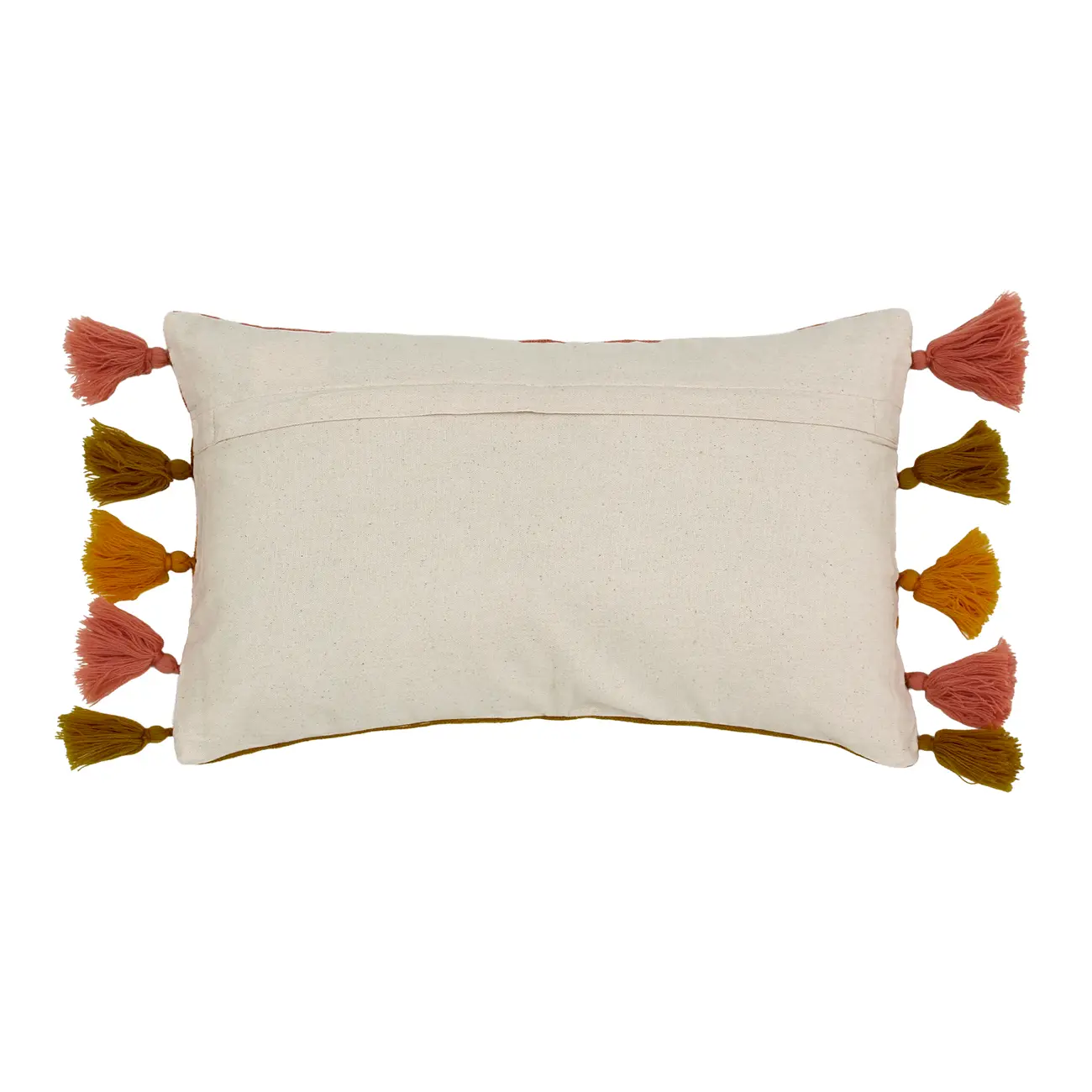 CAPA ALMOFADA 50 CM X 30 CM BAKA - ZAFFRON/NOZ MOSCADA - Foto 2