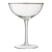 TAÇA COQUETEL 250 ML RUTILO DOURADO - INCOLOR/OURO - Foto 1