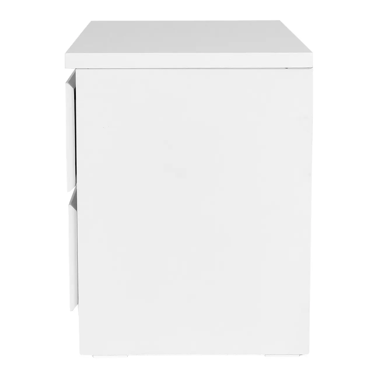 MESA DE CABECEIRA 2 GAVETAS MINCE - BRANCO - Foto 4