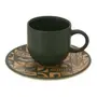 XÍCARA CAFÉ 85 ML SETE ERVAS AXÉ - ARGILA CRUA/VERDE - Foto 3