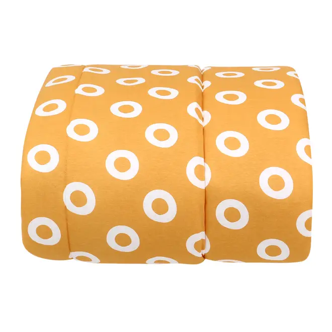EDREDOM SOLTEIRO 1,60 M X 2,40 M VOA PASSARIM - AMARELO HANBAR/MULTICOR - Foto 4