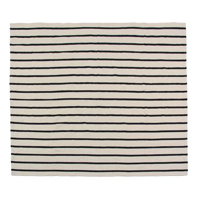 TAPETE 2,50 M X 3,50 M MURLES - BRANCO/PRETO - Foto 1