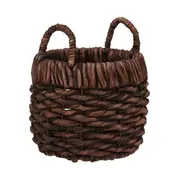 CESTO 23 CM X 29 CM X 29 CM SANDAWI - CASTANHO - Foto 3
