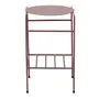 MESA LATERAL C/PRATELEIRA 33 CM X 33 CM NOLA - RUBY MOCHA - Foto 2