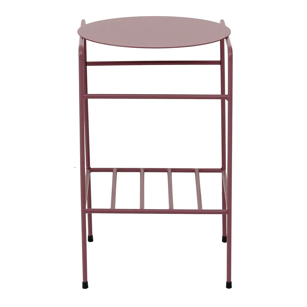 MESA LATERAL C/PRATELEIRA 33 CM X 33 CM NOLA - RUBY MOCHA - Foto 2