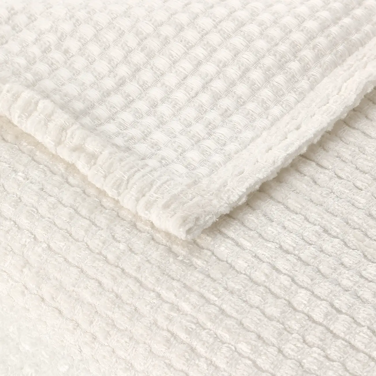 MANTA PARA SOFÁ 1,40 M X 1,60 M BLANC - OFF WHITE - Foto 4