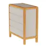 CÔMODA 4 GAVETAS 90 CM X 45 CM KANT - CAMELO/AMÊNDOA - Foto 28