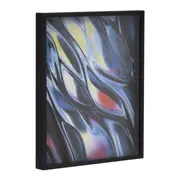 QUADRO 42 CM X 50 CM IRIDESCENT - PRETO/MULTICOR - Foto 2