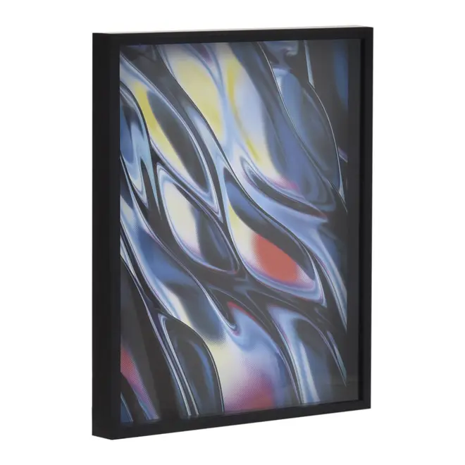 QUADRO 42 CM X 50 CM IRIDESCENT - PRETO/MULTICOR - Foto 2