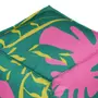 PUFF 45 CM X 45 CM FLORA CAMINHOS DO SOL - VERDE/ROSA - Foto 3