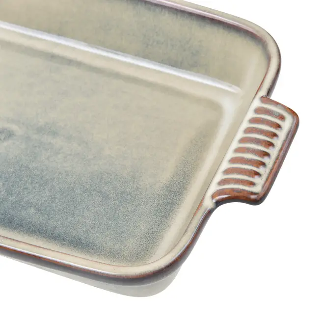TRAVESSA REFRATÁRIA 30 CM X 19 CM TASTY - LODEN GREEN/MARROM - Foto 4