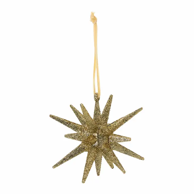 PINGENTE ESTRELA 11 CM FINE FESTIVITY C/2 - OURO - Foto 4