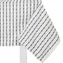 TOALHA DE MESA 1,40 M X 2,10 M UTTU - BRANCO/PRETO - Foto 3