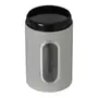 POTE HERMÉTICO 1,7 L CAPSULE - CINZA/INCOLOR - Foto 5