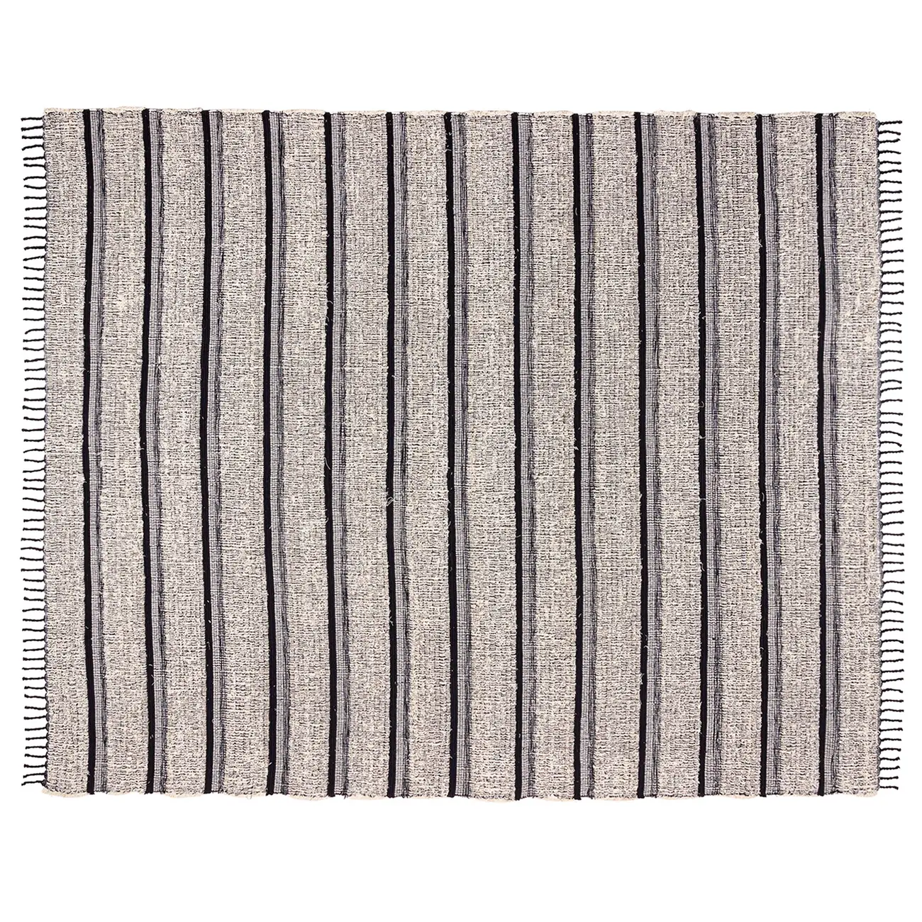 TAPETE 2 M X 2,50 M BOHO - PRETO/NATURAL - Foto 1
