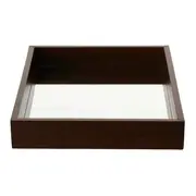 BANDEJA 35 CM X 25 CM RIFLESSO - MARROM DE LEI - Foto 3