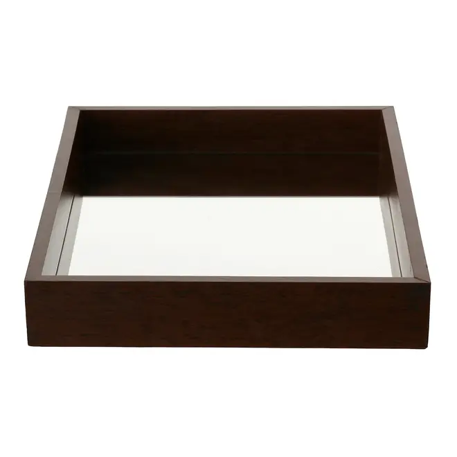 BANDEJA 35 CM X 25 CM RIFLESSO - MARROM DE LEI - Foto 3
