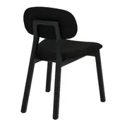 CADEIRA DE JANTAR MALMO - PRETO/PRETO - Foto 4