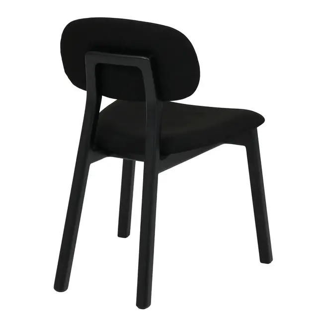 CADEIRA DE JANTAR MALMO - PRETO/PRETO - Foto 4