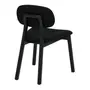 CADEIRA DE JANTAR MALMO - PRETO/PRETO - Foto 4