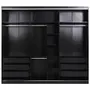 ESTRUTURA DE GUARDA-ROUPA DE CASAL 3 PORTAS FRIZ - PRETO - Foto 3