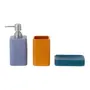 KIT BANCADA 3 PEÇAS CARLY - CORES CALEIDOCOLOR/PRATA LUNAR - Foto 1