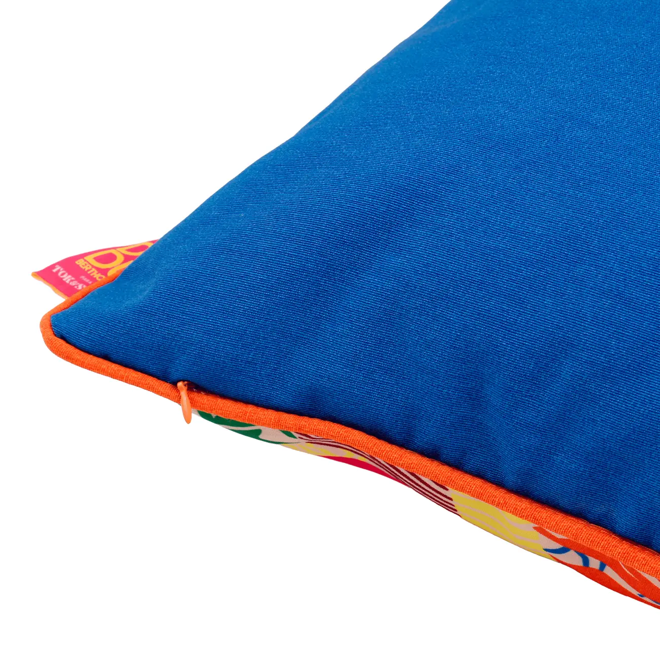 ALMOFADA 43 CM X 43 CM VIBRA VERÃO MEMPHIS CLARA - AZUL/AÇAY - Foto 5